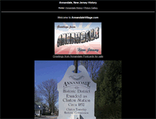 Tablet Screenshot of annandalevillage.com